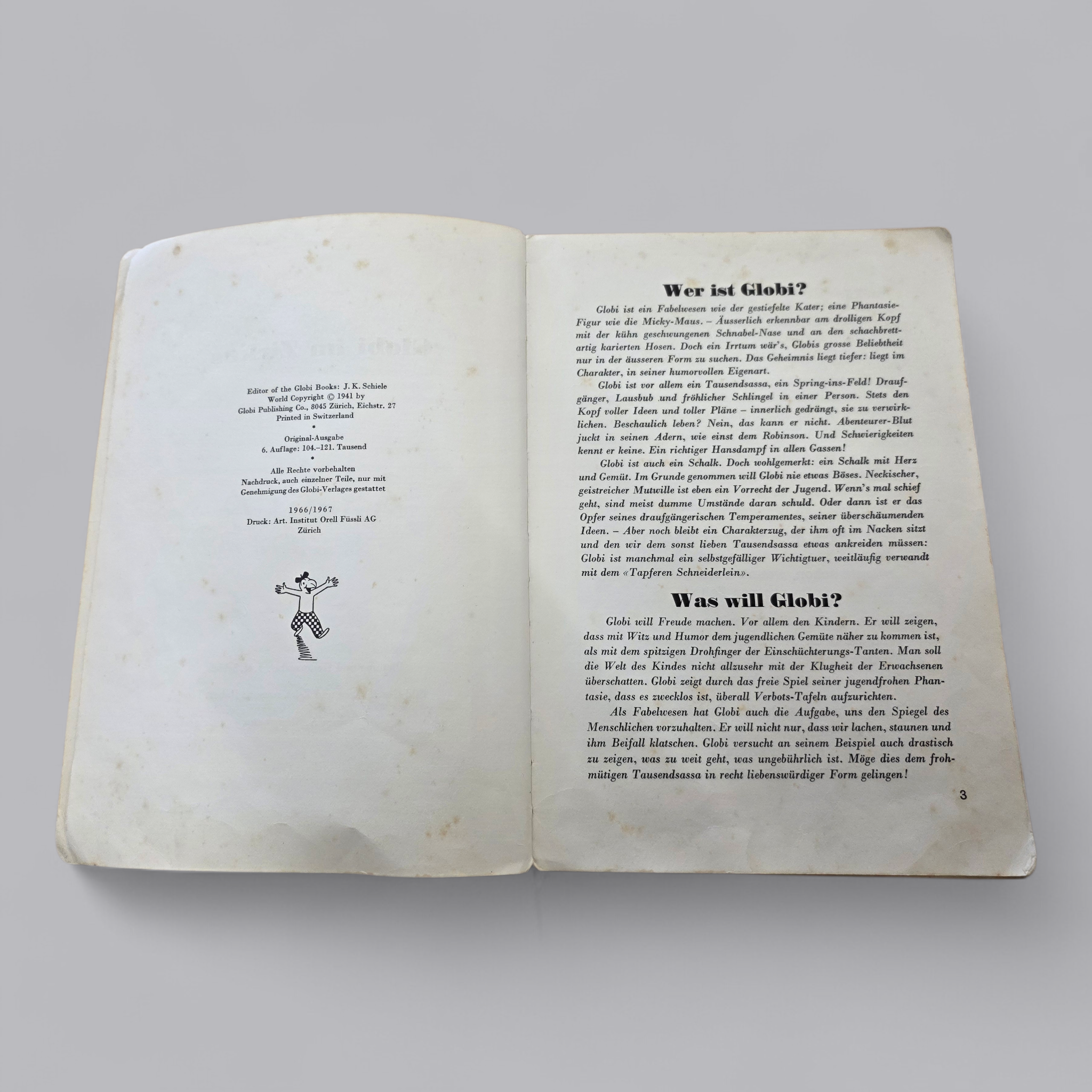 Antiquarisches Globi Buch – Globi im Zirkus