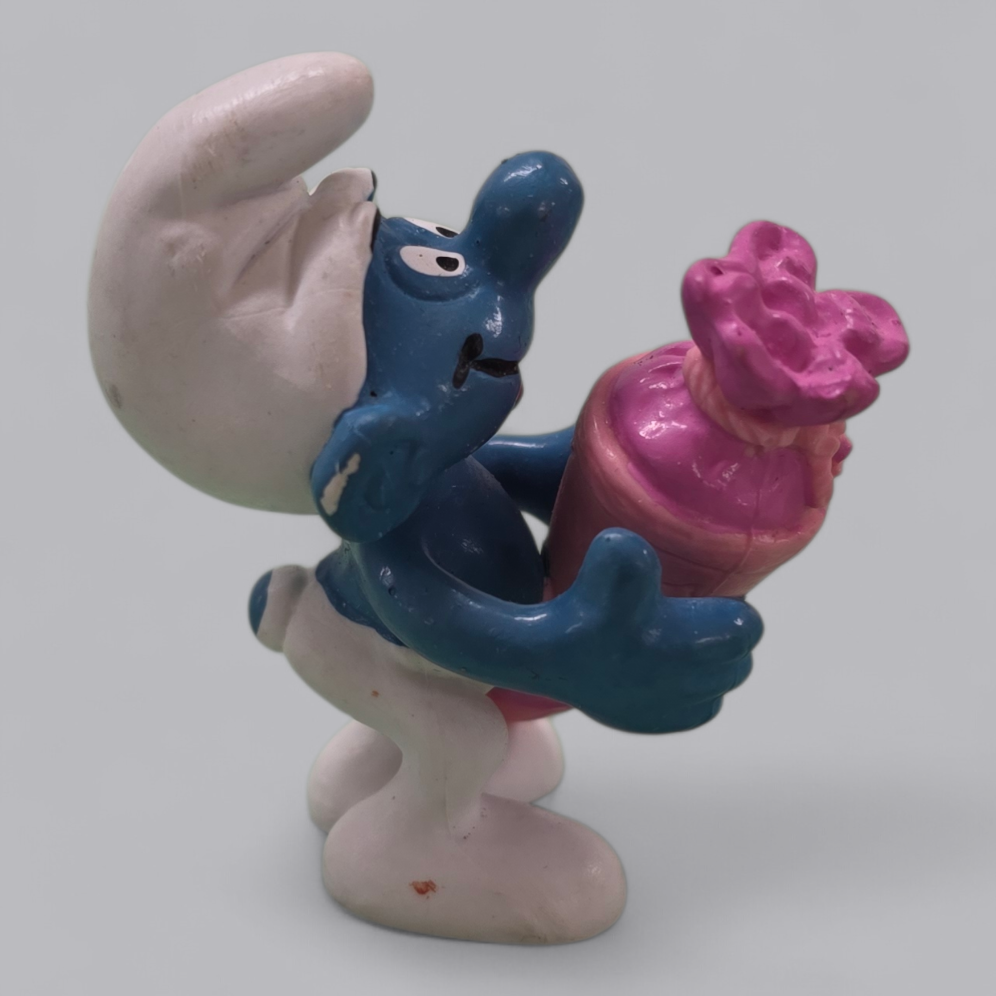 Schlumpf mit Schultüte – Vintage Sammlerfigur
