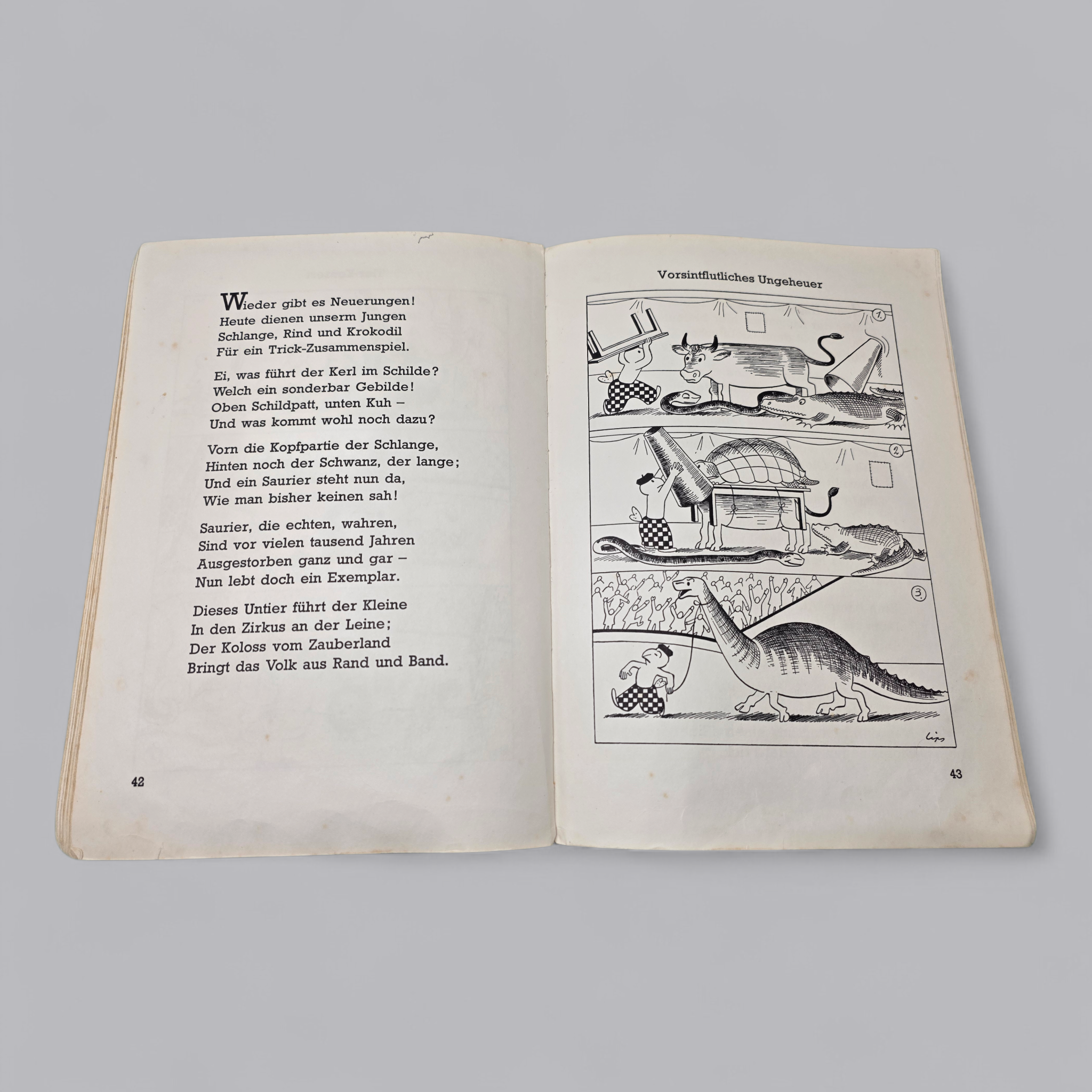 Antiquarisches Globi Buch – Globi im Zirkus