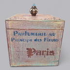 Upcycling Lavendel Holzschatulle im Pariser Stil