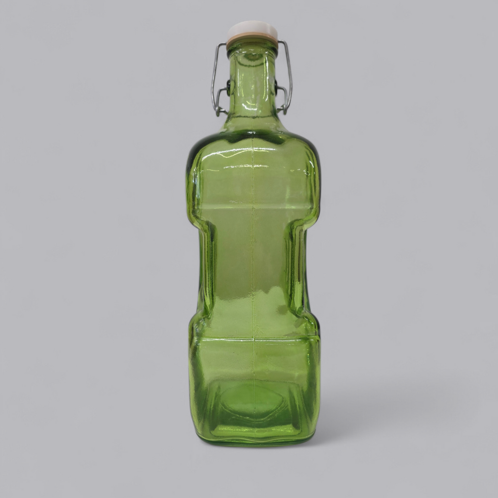 Vintage Glasflasche mit Bügelverschluss