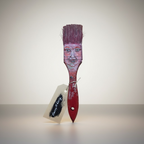 Pensionierter Mitarbeiter „Harry Hässig“ – bemalter Pinsel (ca. 19 cm)
