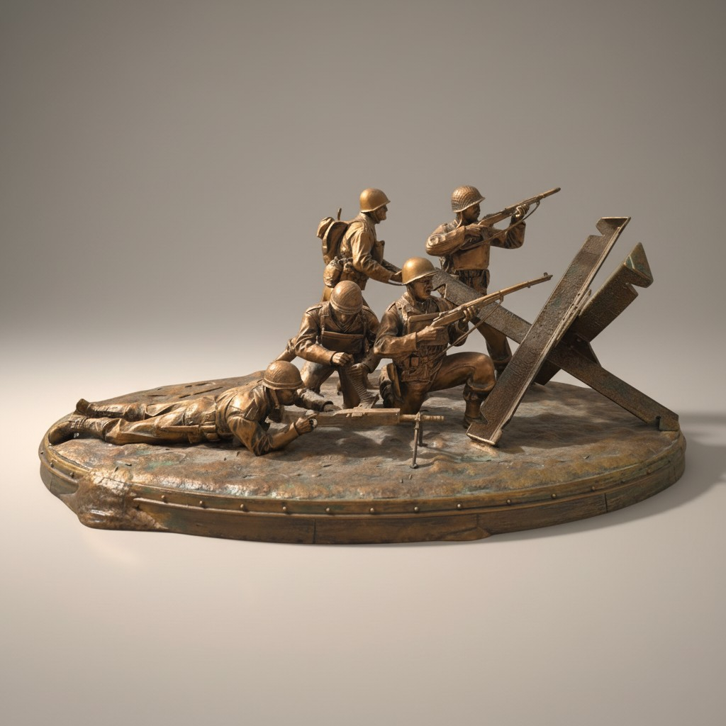 Call of Duty WWII Valor Collection Statue