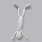 Abstrakte Gips-Skulptur – Figur im Handstand