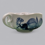 Meissen Porzellan Suppentasse Blaue Orchidee – Handbemalte Eleganz