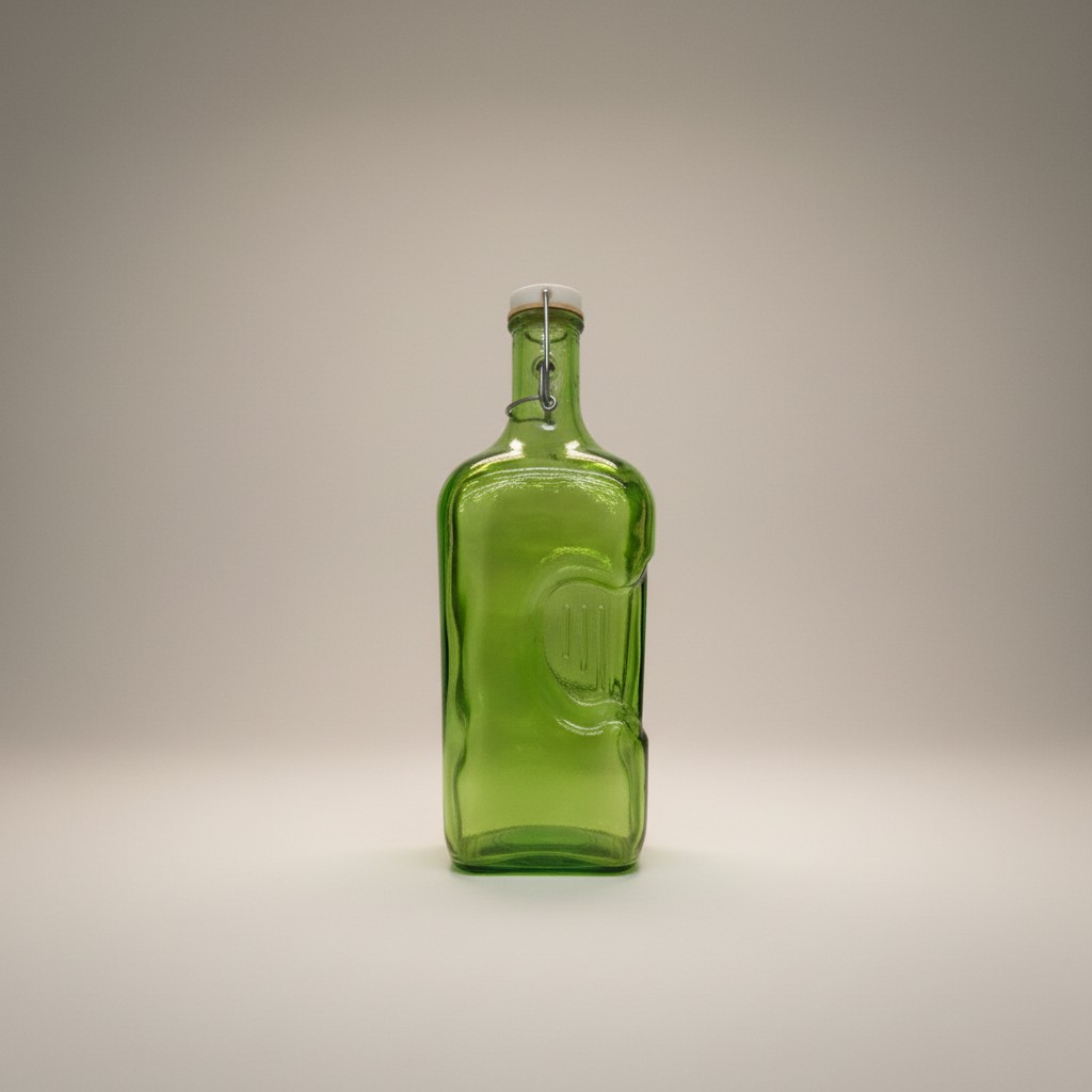 Vintage Glasflasche mit Bügelverschluss