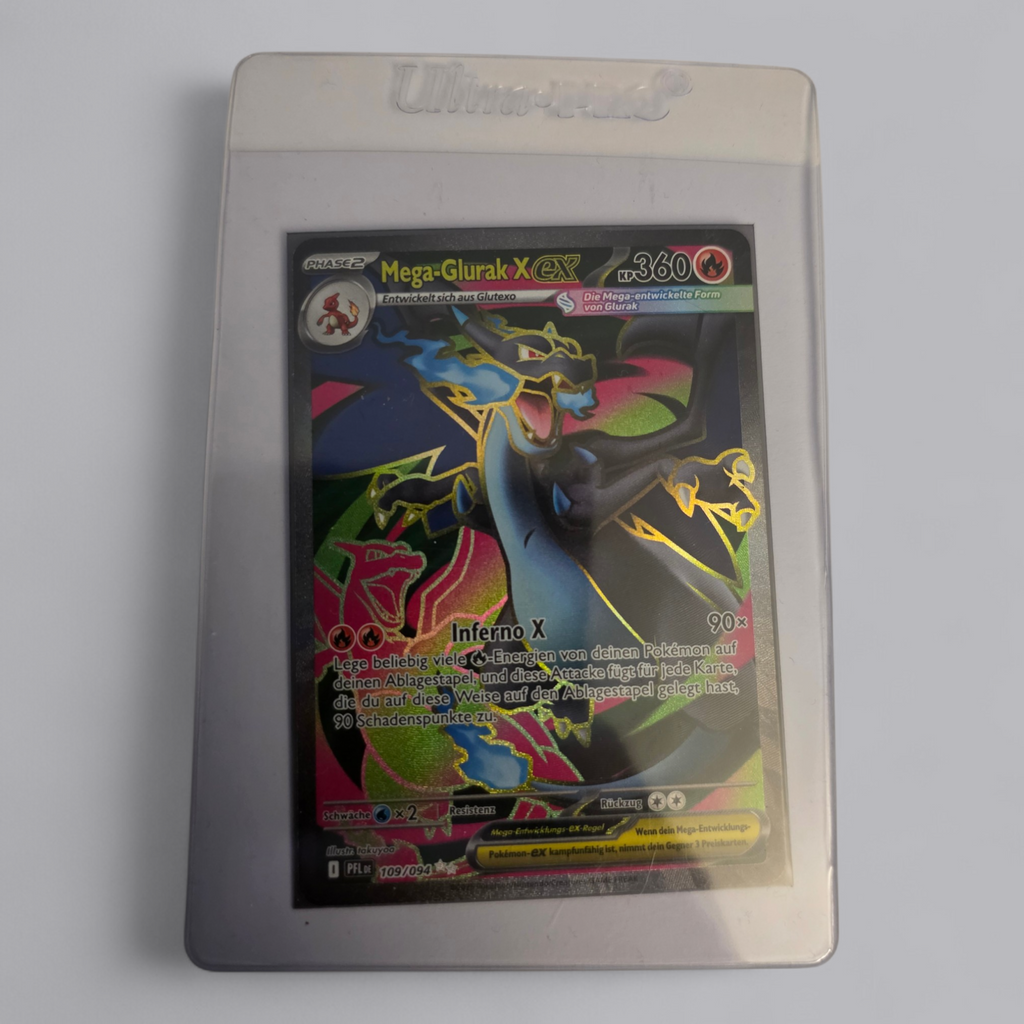 Feuriges Highlight: Mega-Glurak X EX Fullart
