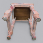 Upcycling Beistelltisch im verspielten Vintage Shabby Chic Stil