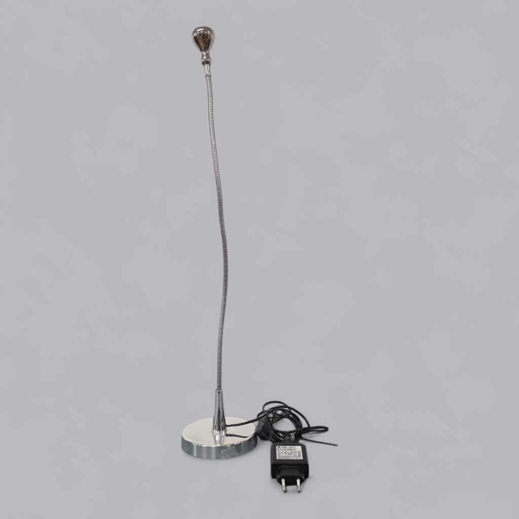 Schwanenhals Schreibtischlampe – Chrom-Design & Flexibel