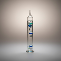 Maritimes Farbspiel: Grosses Galileo-Thermometer in Grün-Blau