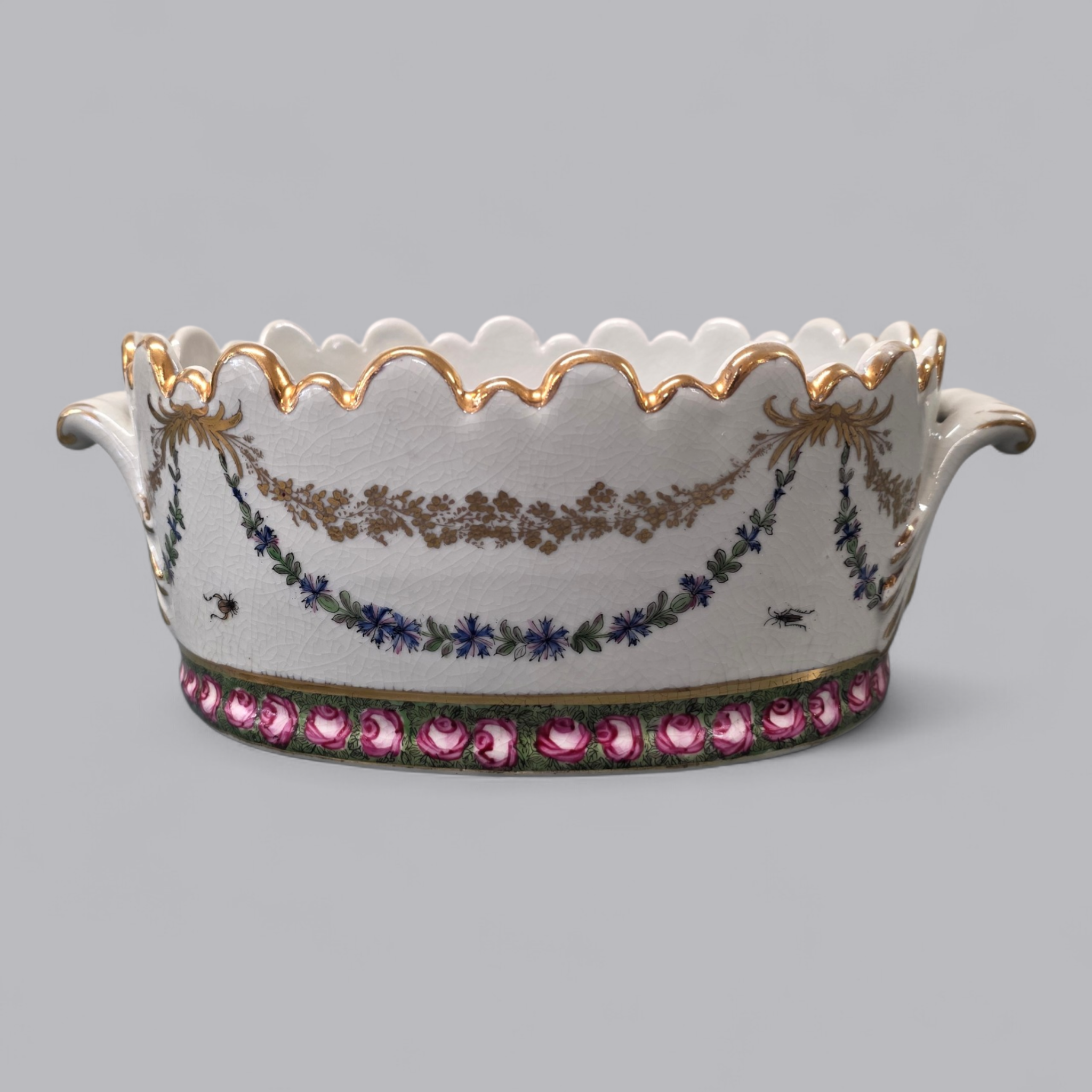Design Jardiniere Cristine Cano handbemalt by Nelson