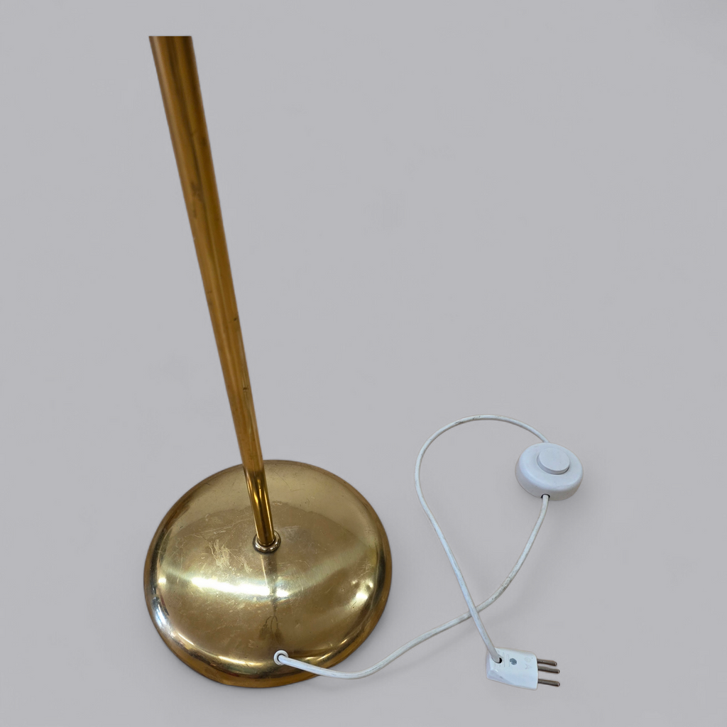 Vintage Stehlampe mit Messinggestell – Klassisches Design