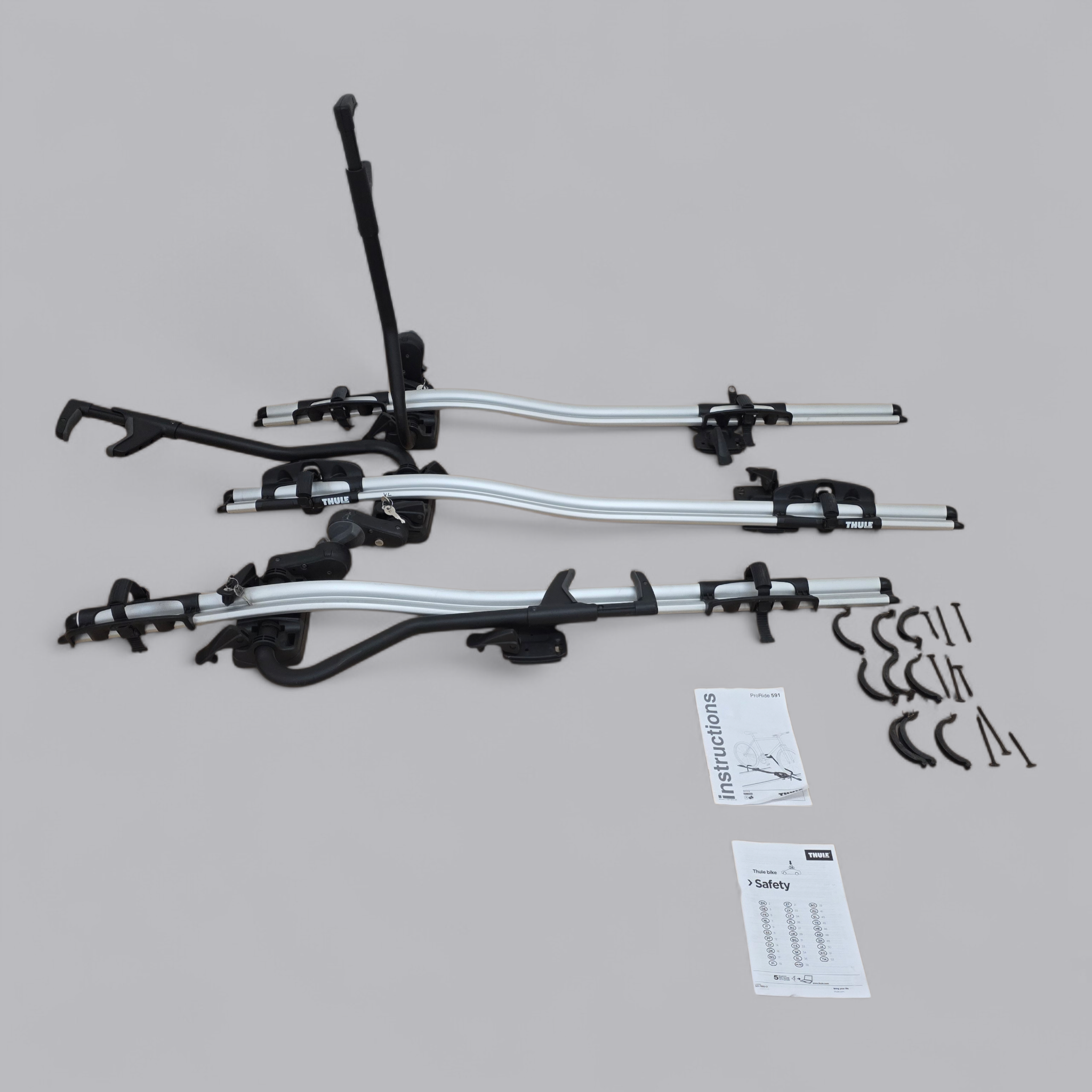 Thule ProRide 591 Dachfahrradträger 3er Set