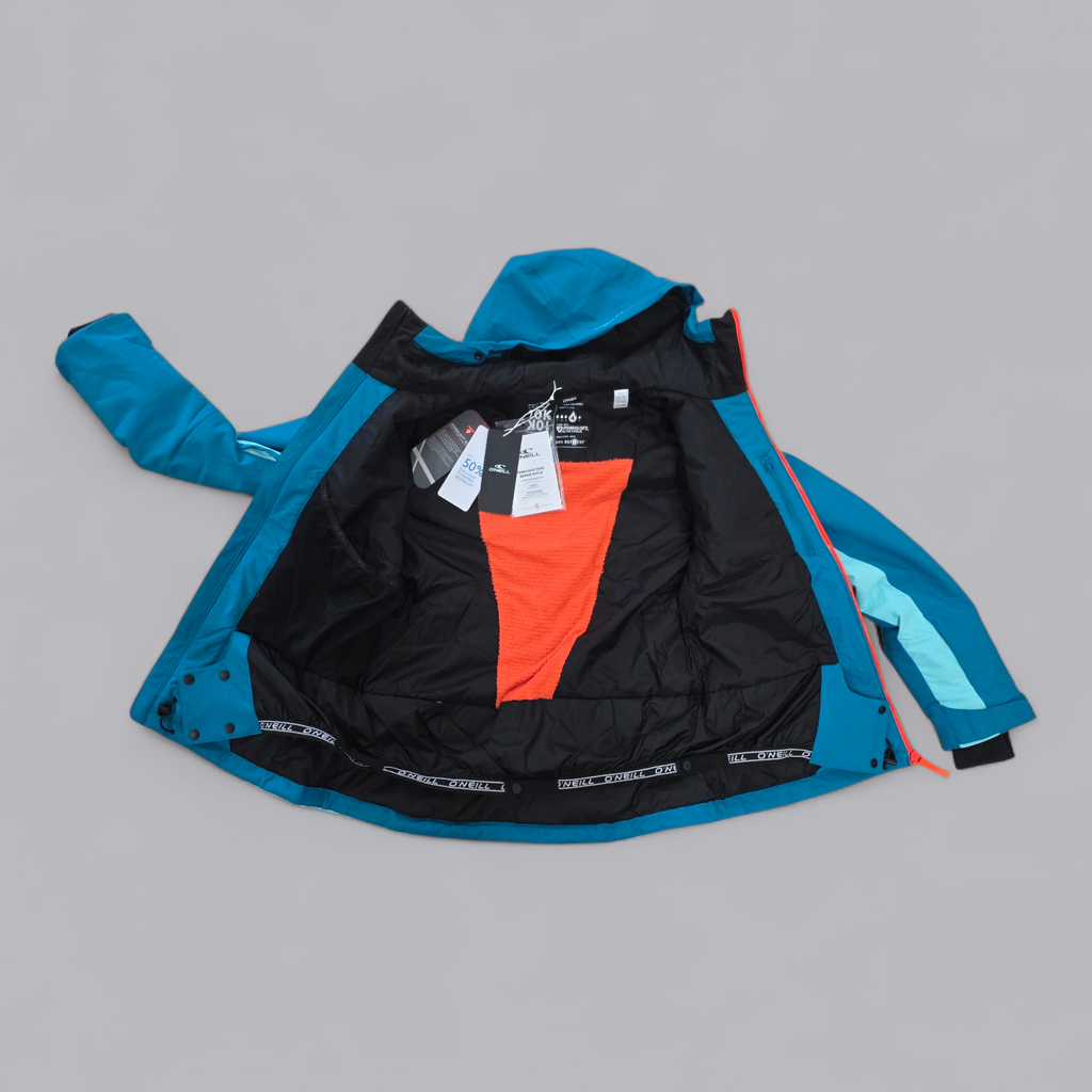 O'Neill Cruz Duo Snow Jacket – Hochfunktionale Skijacke in Blau & Türkis Gr. M