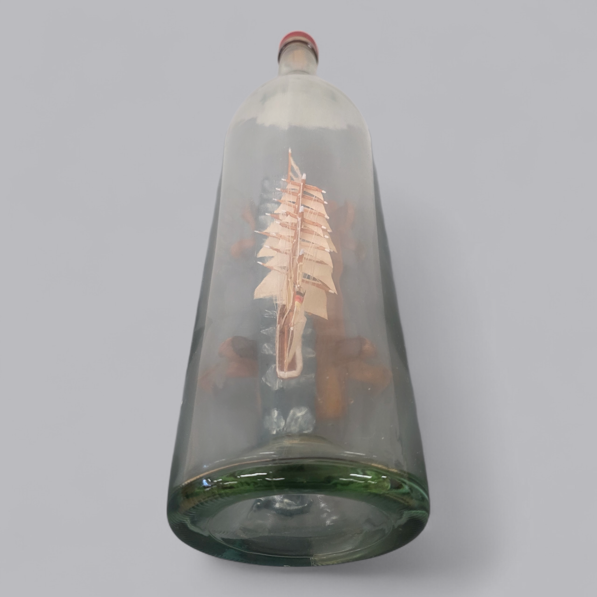 Maritimes Buddelschiff Gorch Fock – Grosses Sammlermodell