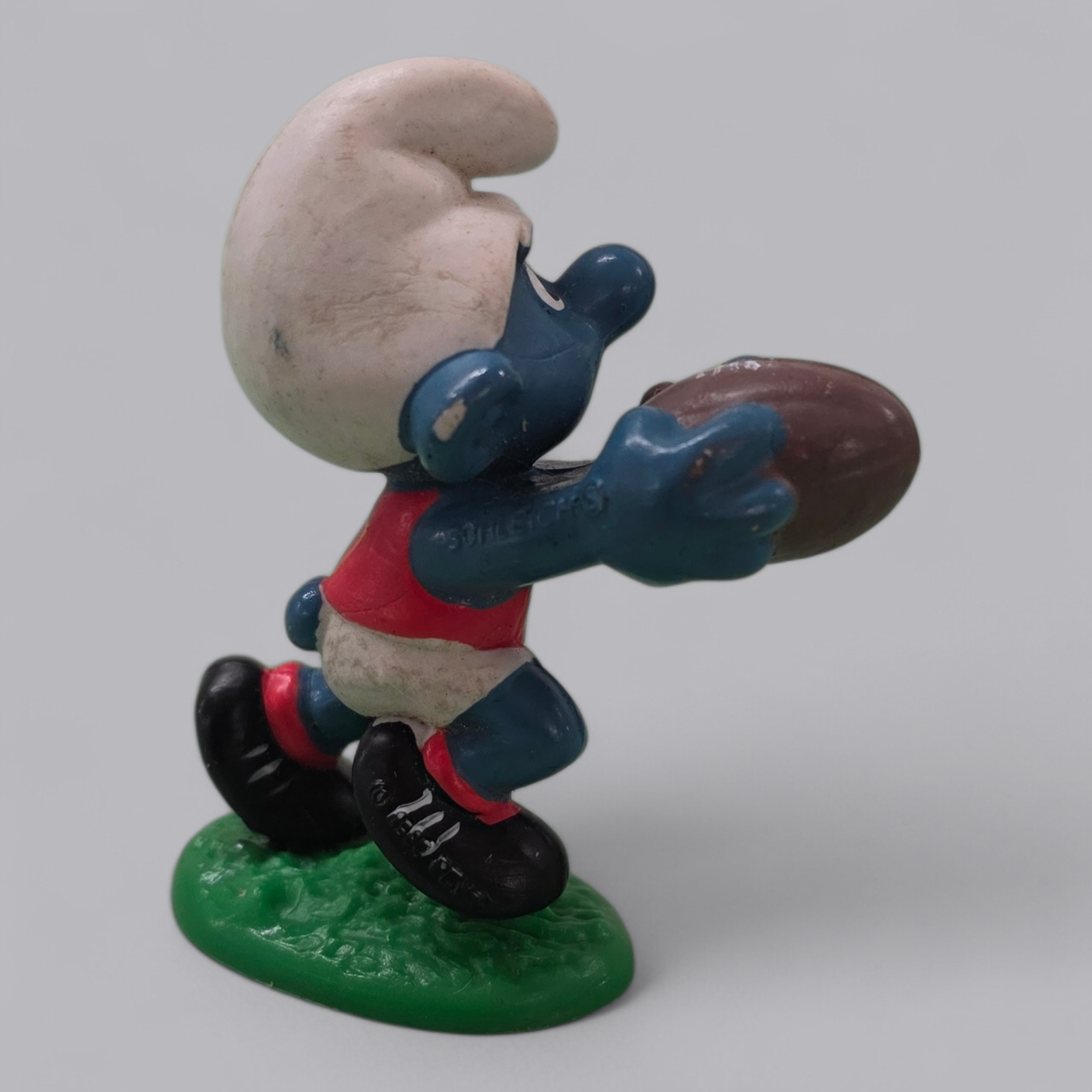 Schlumpf Rugby-Spieler – Vintage Sammlerfigur