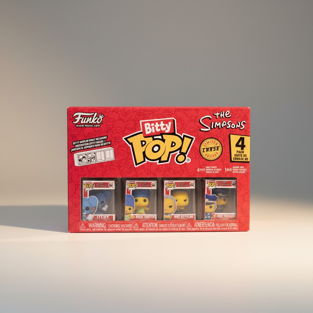 Funko Bitty Pop! The Simpsons – 4-Pack Limited Chase Edition