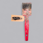 Pensionierte Mitarbeiterin „Ilse Bilse“ – bemalter Pinsel (ca. 20 cm)