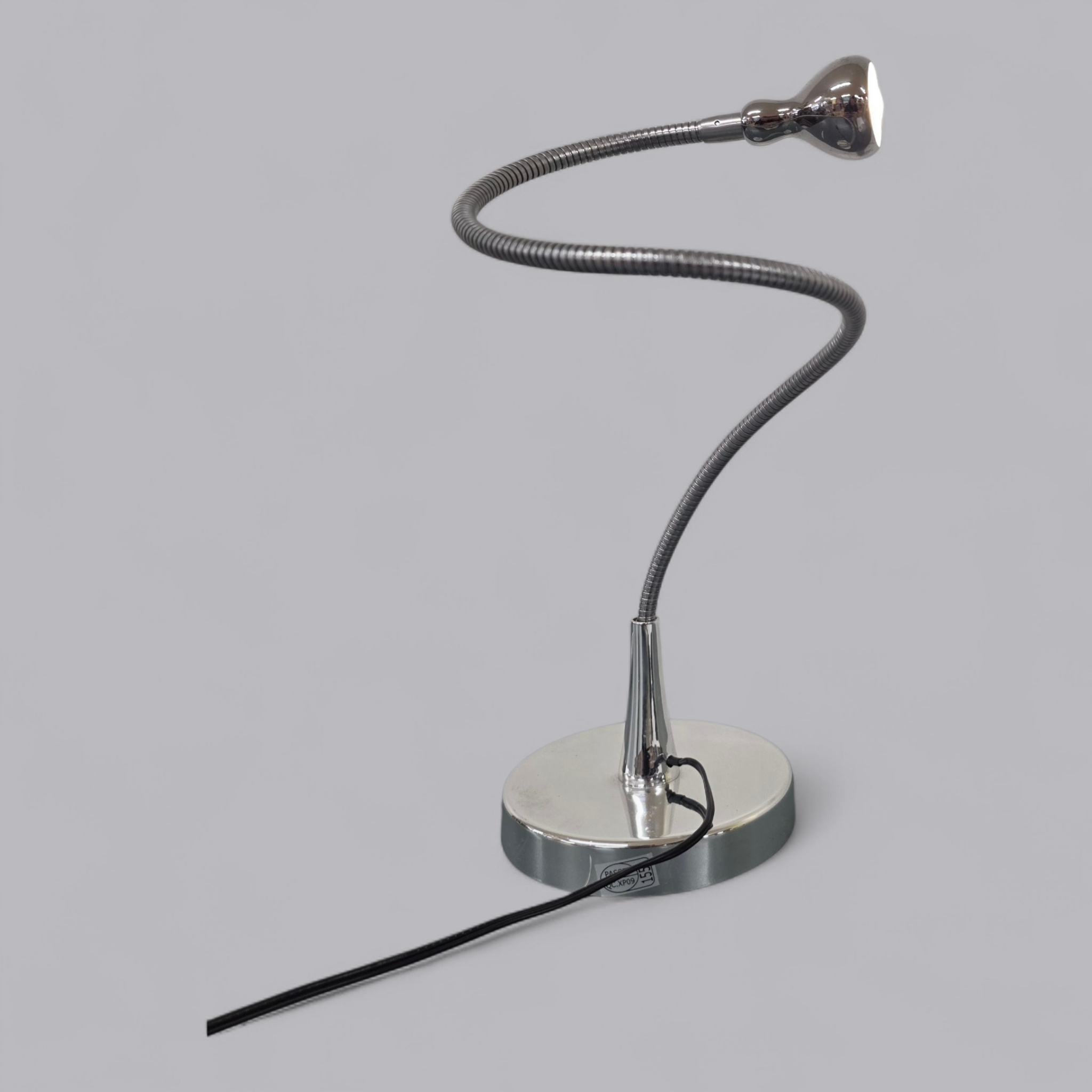 Schwanenhals Schreibtischlampe – Chrom-Design & Flexibel