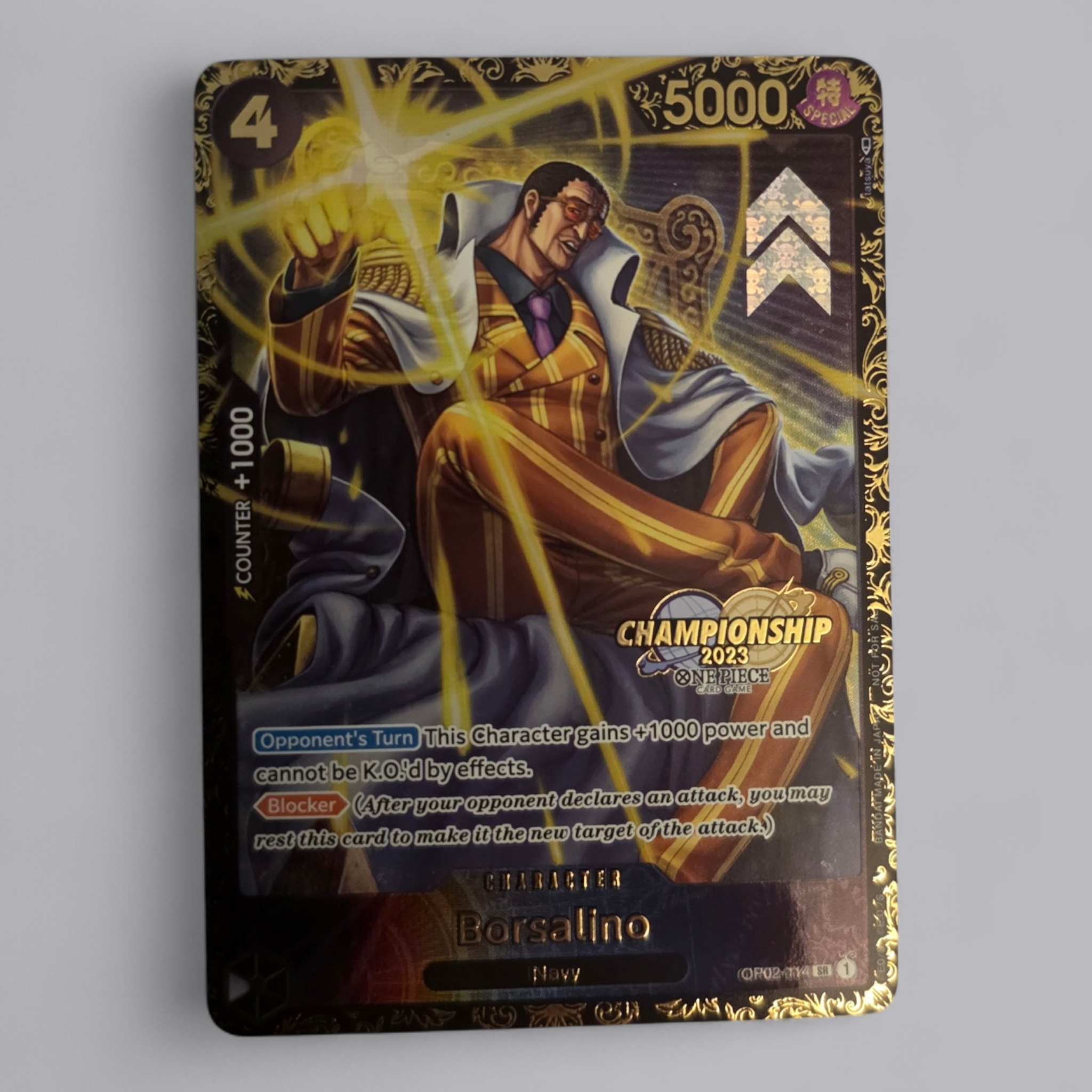 One Piece TCG - Borsalino (Championship 2023) Special Tournament Promo OP02-114