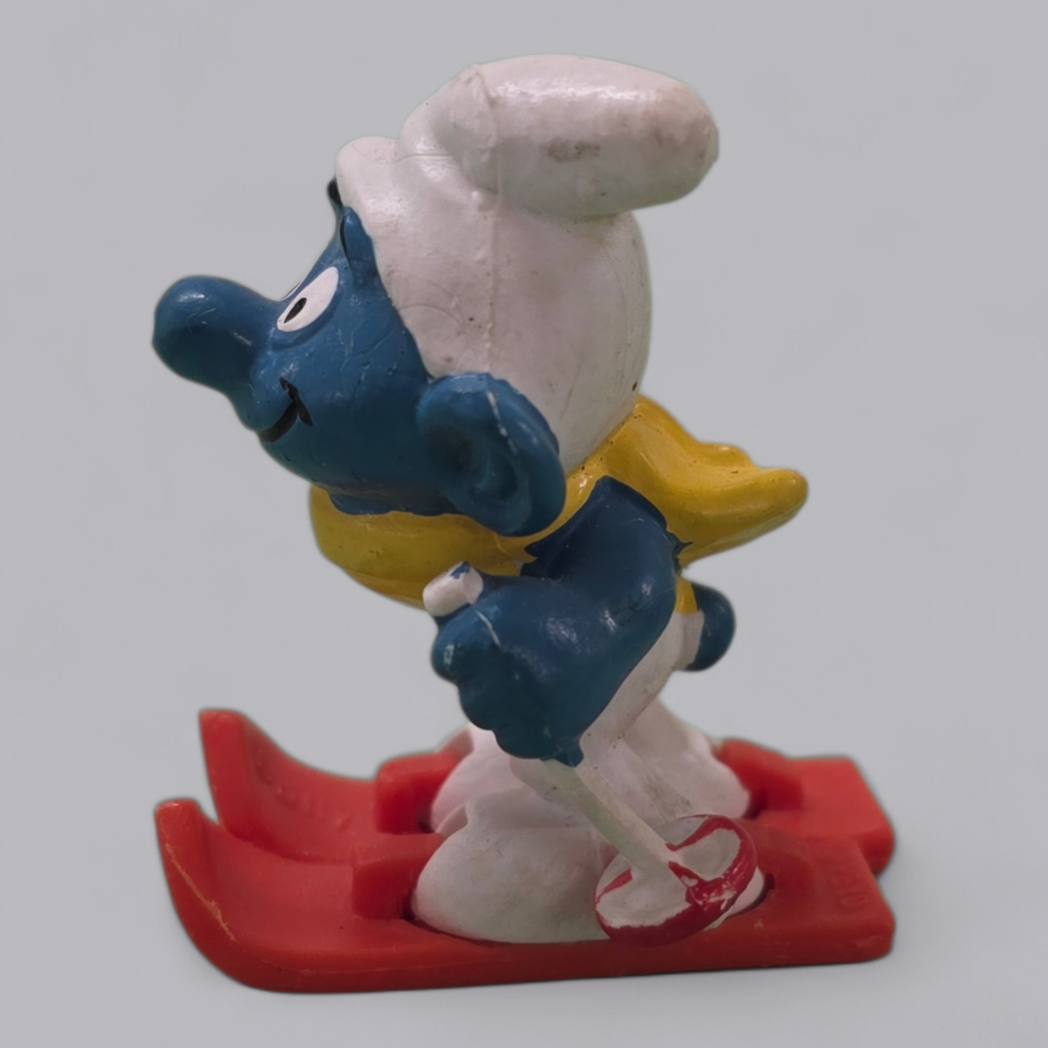 Schlumpf Skifahrer – Vintage Sammlerfigur