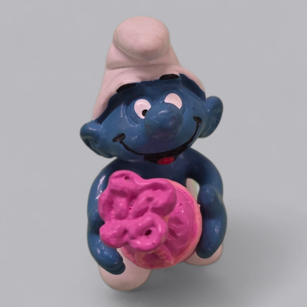 Schlumpf mit Schultüte – Vintage Sammlerfigur