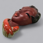 Goldscheider Wien Art-Déco Wandmaske – Seltenes Sammlerstück