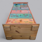 Upcycling Schubladenschrank mit farbigem Vintage Charakter