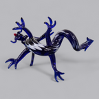 Mystischer Glasdrache in Handarbeit