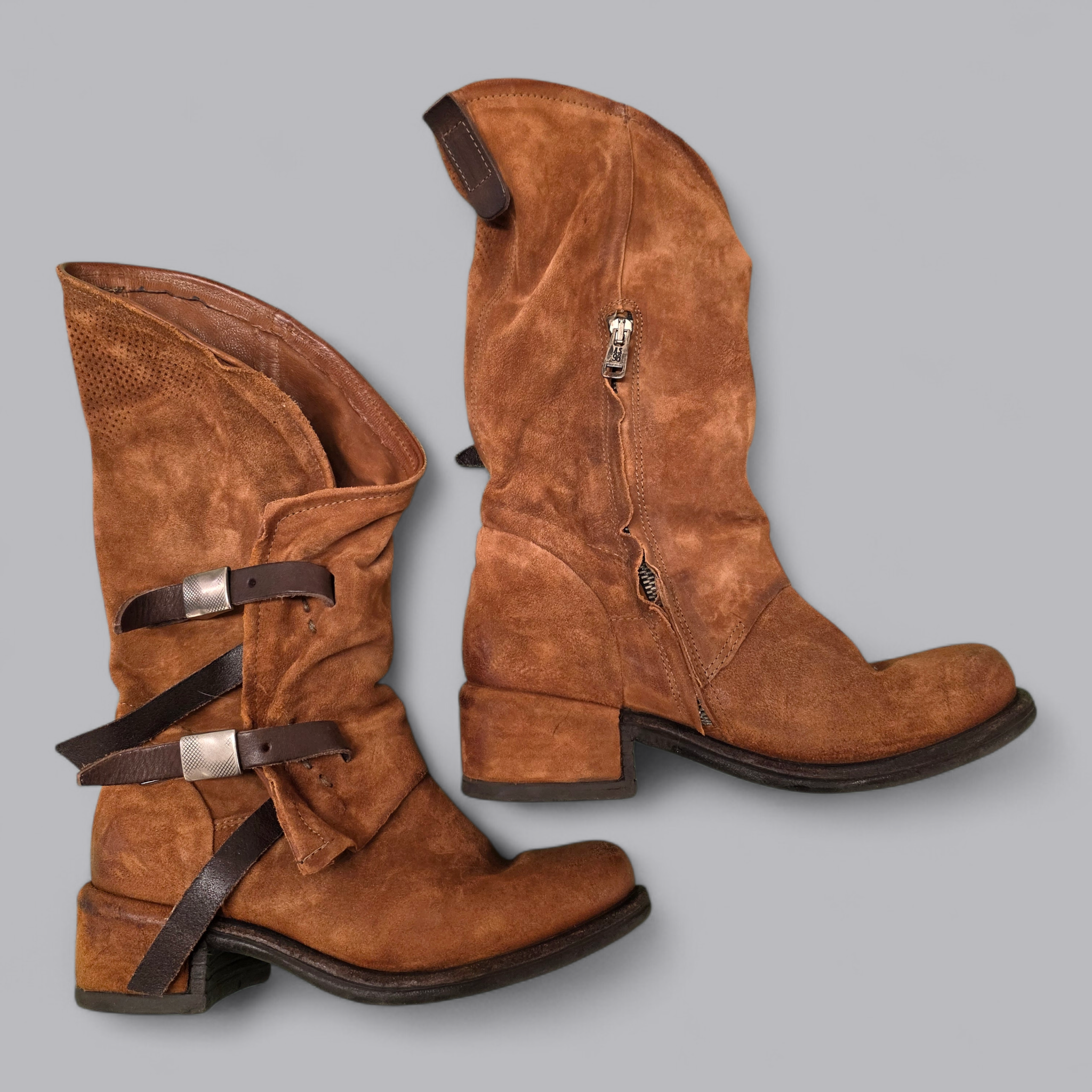 A.S. 98 Lederboots – Hochwertige Stiefel in Braun