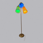 Vintage Stehlampe mit Messinggestell – Klassisches Design