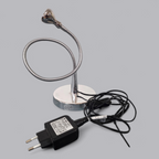 Schwanenhals Schreibtischlampe – Chrom-Design & Flexibel