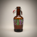 Traditionelle Baarer Bierflasche – Braunglas mit Bügelverschluss & Vintage-Design