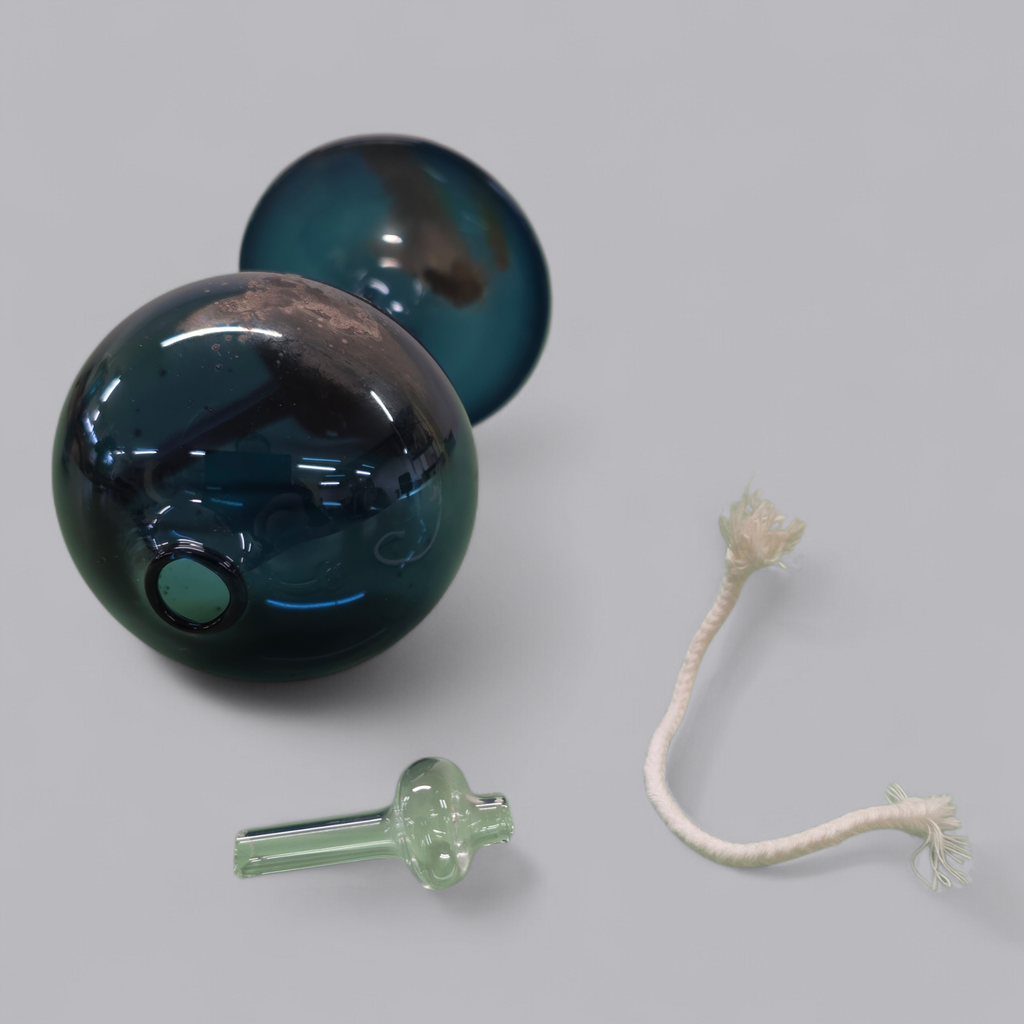 Design-Öllampe aus Glas – Kunstvolles Unikat