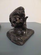 Ausdrucksvolle Bronze Replika im Rodin Stil