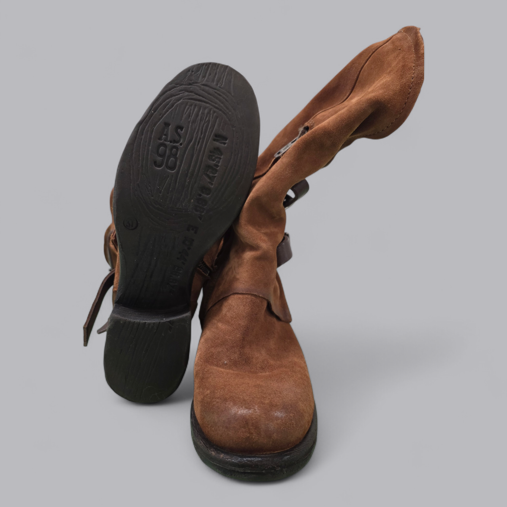 A.S. 98 Lederboots – Hochwertige Stiefel in Braun