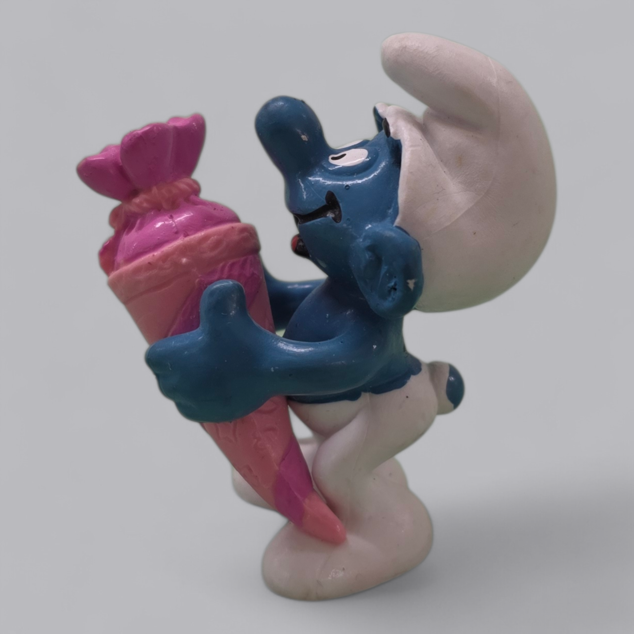Schlumpf mit Schultüte – Vintage Sammlerfigur