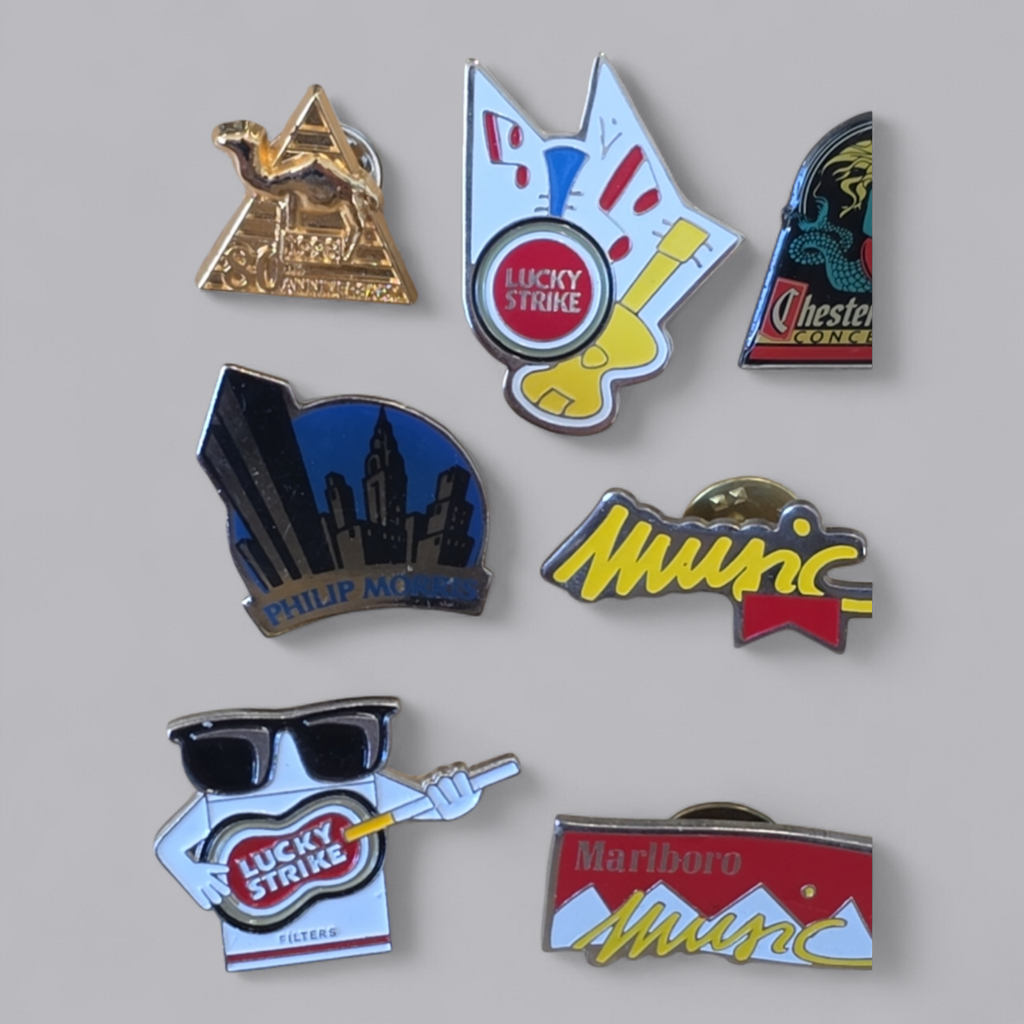 Nostalgisches Pin Set Tabakwaren 14-teilig
