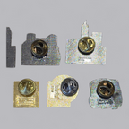 Sammlung PTT & Post Pins 9-teilig