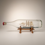 Maritimes Buddelschiff Gorch Fock – Grosses Sammlermodell