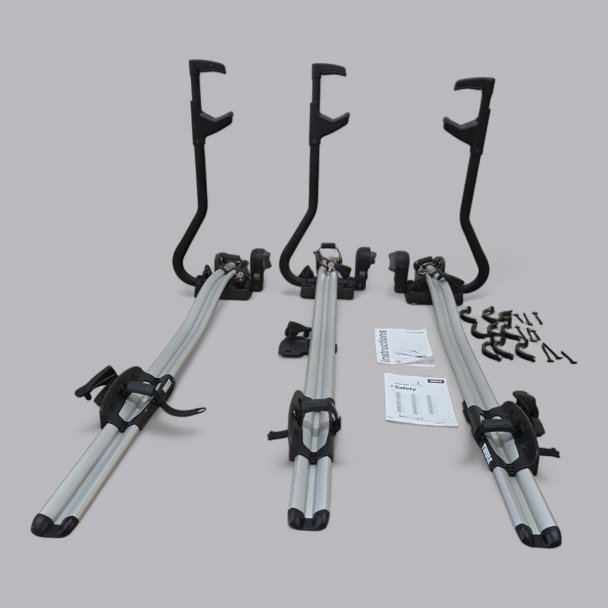 Thule ProRide 591 Dachfahrradträger 3er Set