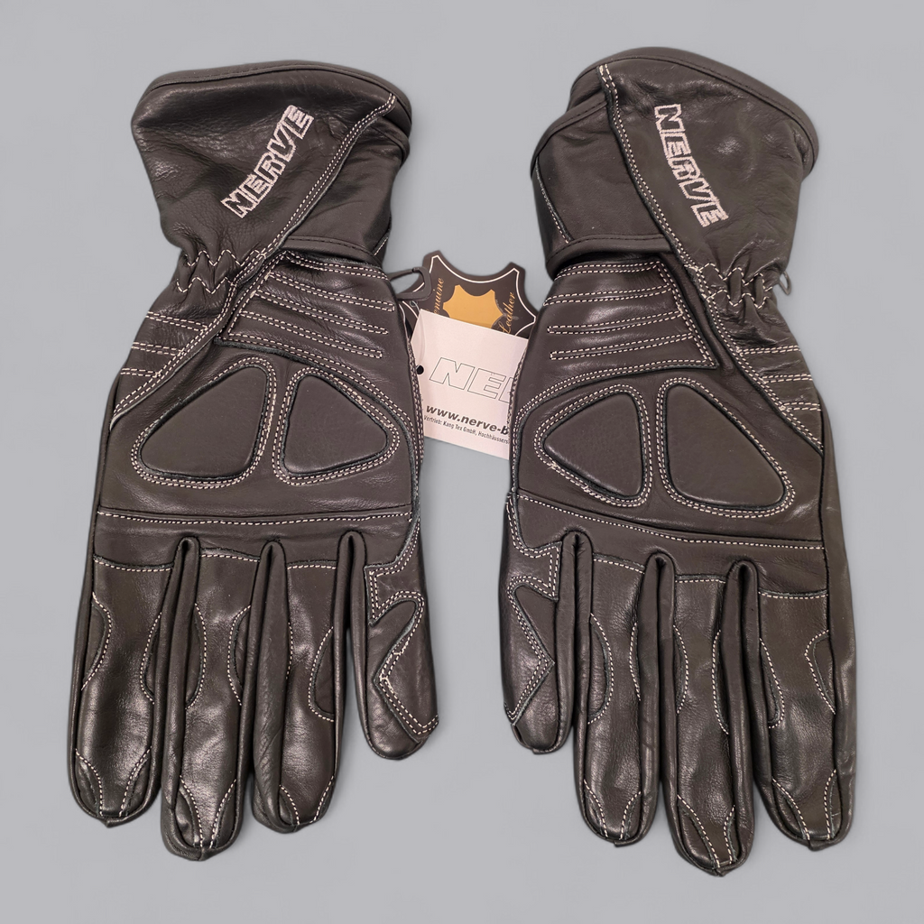 Nerve Leder-Motorradhandschuhe Neuwertig