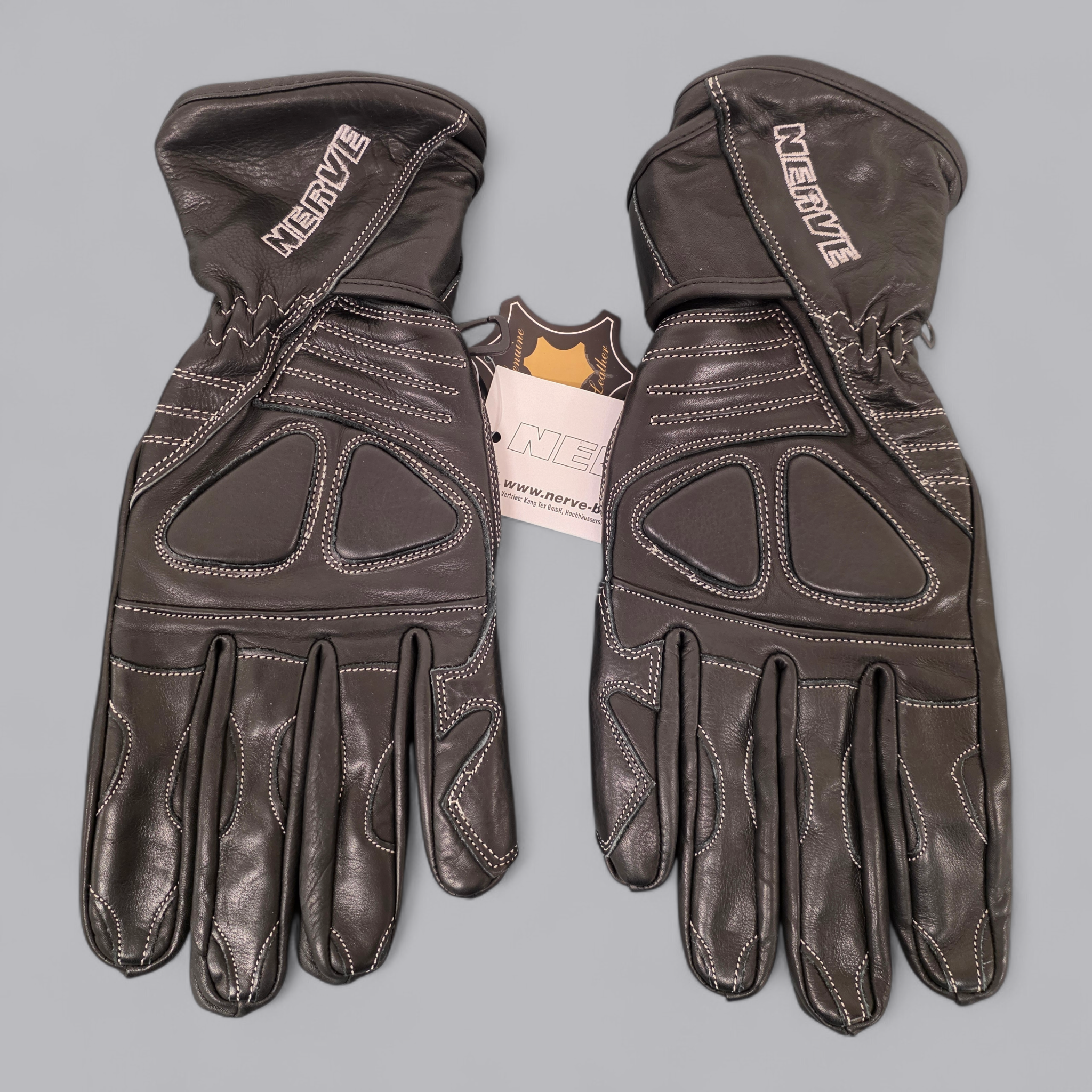 Nerve Leder-Motorradhandschuhe Neuwertig