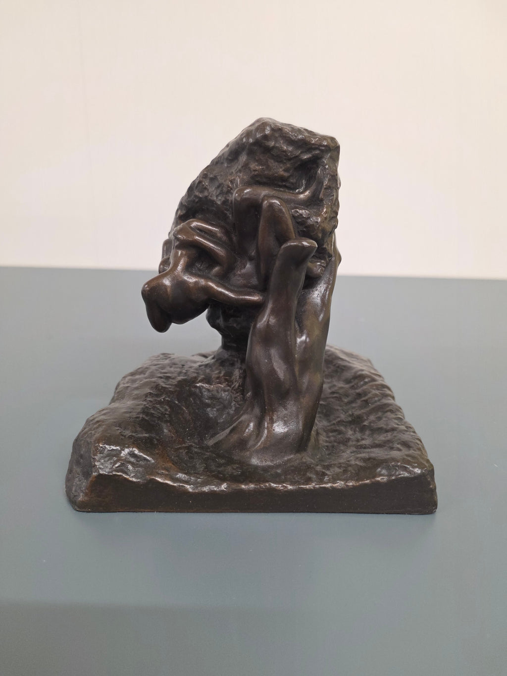 Ausdrucksvolle Bronze Replika im Rodin Stil
