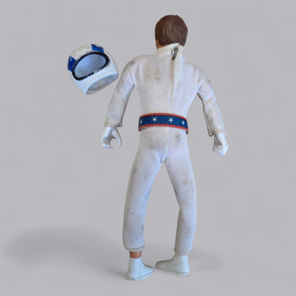 Evel Knievel Vintage Actionfigur 70er – Kult-Stuntman mit Helm