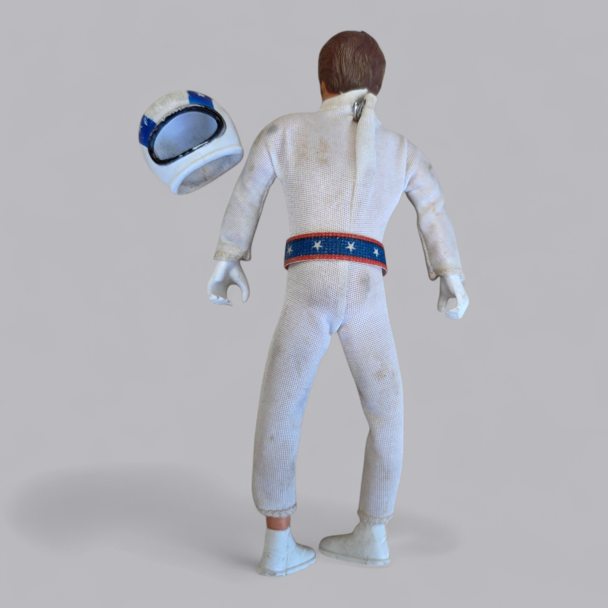 Evel Knievel Vintage Actionfigur 70er – Kult-Stuntman mit Helm