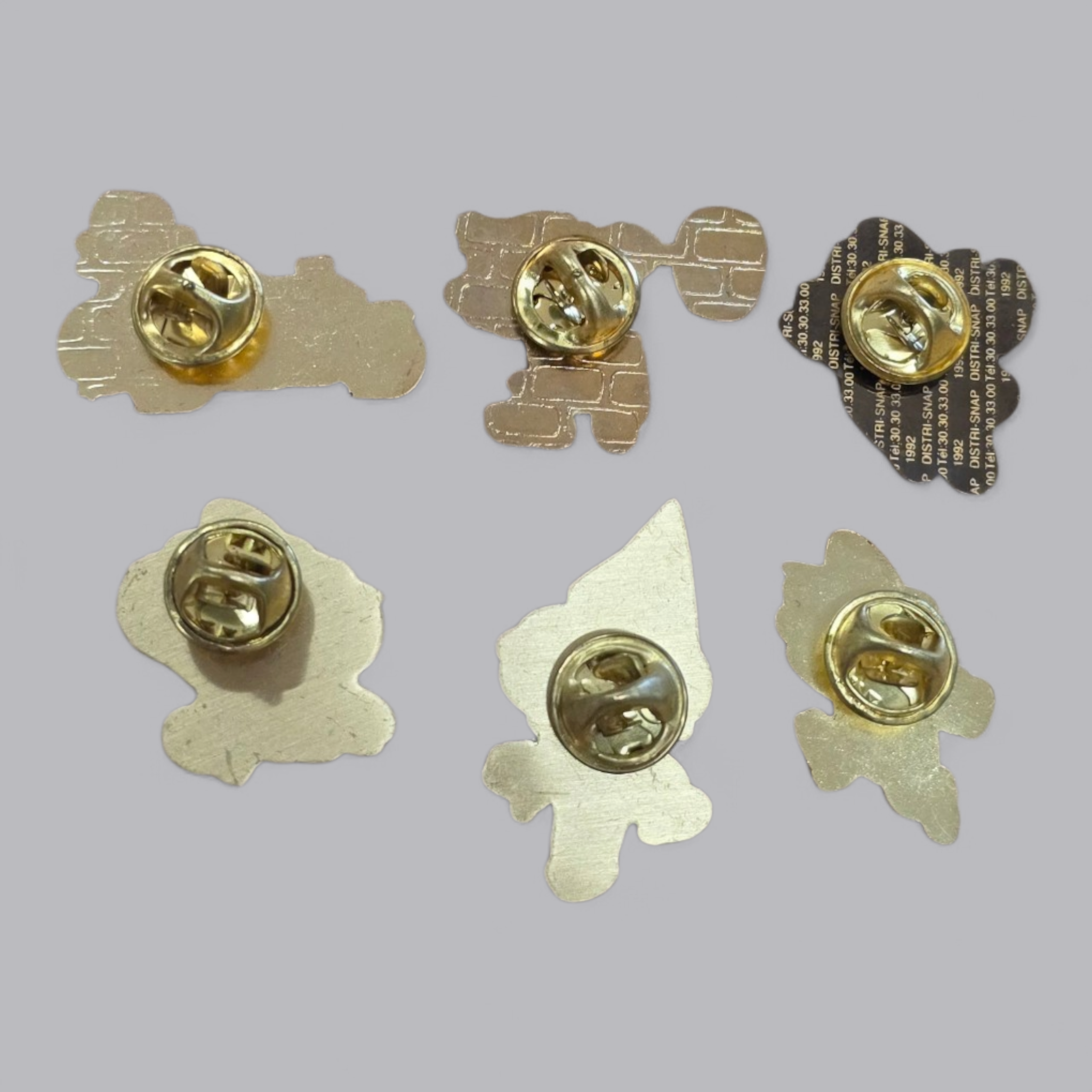Vintage Super Mario Pins Set – 6 Stück – Retro Anstecknadeln