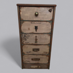 Upcycling-Kommode im Industrial Vintage Look