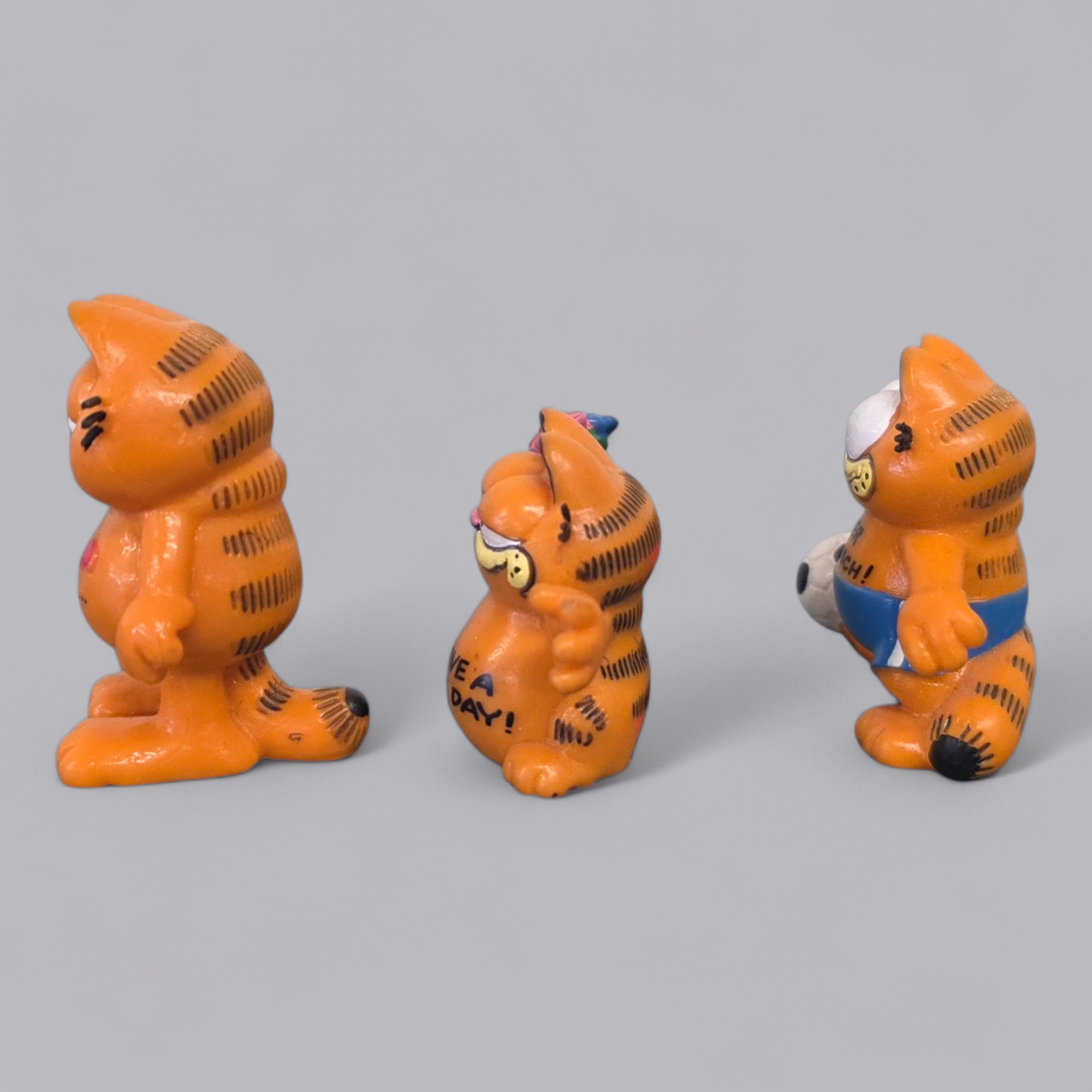 Bully Garfield Figuren 3er-Set – Nostalgische Sammlerstücke