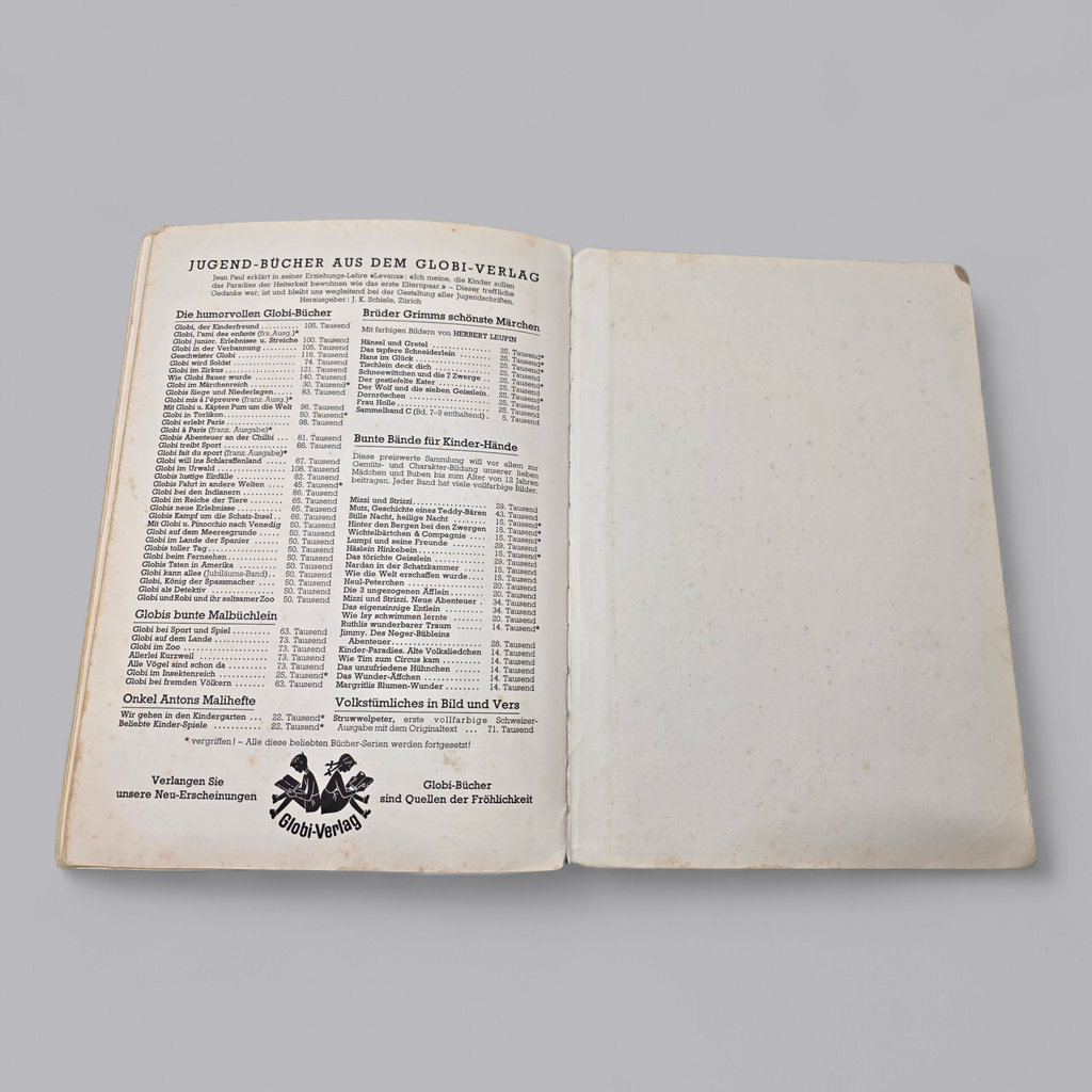 Antiquarisches Globi Buch – Globi im Zirkus